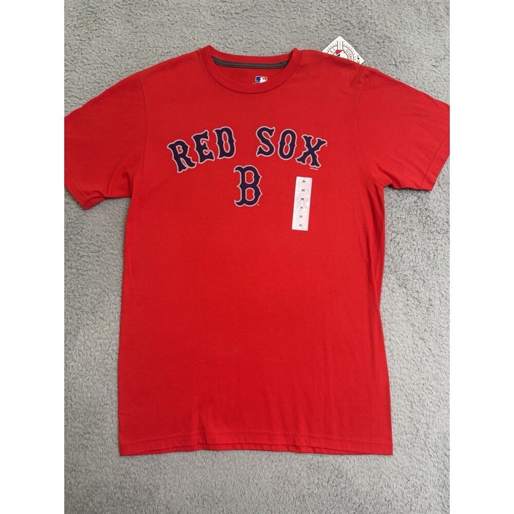 MLB Brand Boston Red Sox T Shirt Men's Size Medium Ring Spun Cotton Baseball